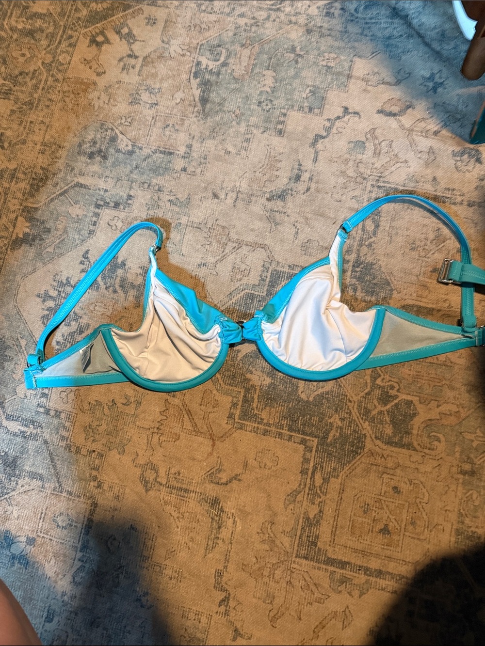 VENUS Turquoise Underwire Bikini Top - Picture 3 of 3